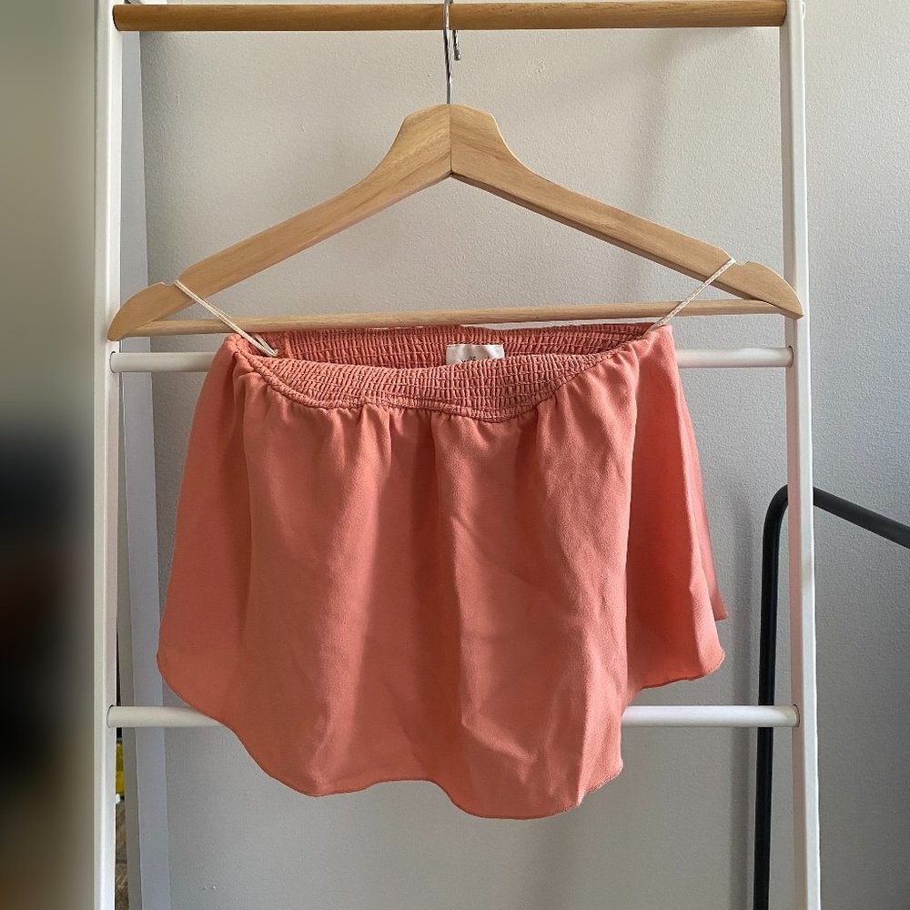 Aritzia Wilfred Bonaventure Blouse (Coral Pink)